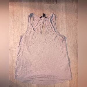 Banana Republic Women's Sleeveless Gray Tank Top